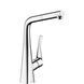 Смеситель для кухни Hansgrohe Metris M71 320 1jet с вытяжным изливом, хром (14821000) 14821000 &mdash; фото в Esantehnika