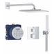 Душова система прихованого монтажу з термостатом Grohe QuickFix Precision Cube Thermostat (34879000) 34879000 &mdash; фото в Esantehnika
