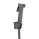 Смеситель для раковины Qtap Gemini (с гигиеническим душем) QTGEM272GMB45692 Gunmetal Black PVD QTGEM272GMB45692 &mdash; фото в Esantehnika