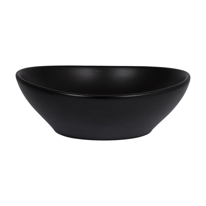 Раковина-чаша Qtap Dove 415x340x140 Matt black QT06116062AMB QT06116062AMB &mdash; фото в Esantehnika