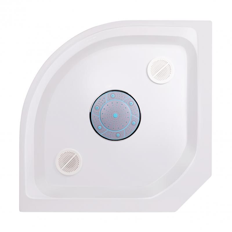 Душовий бокс Lidz Tani 90x90 см на дрібному піддоні SB90x90.SAT.LOW.GR (LTSB9090SATLOWGR) LTSB9090SATLOWGR &mdash; фото в Esantehnika