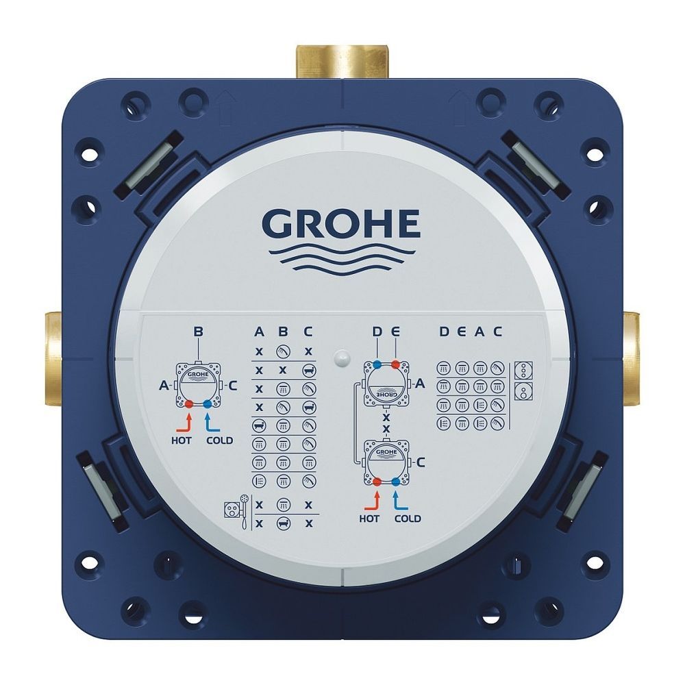 Комплект душової системи прихованого монтажу GROHE Cubeo з Rapido SmartBox, хром (SET-1053360000-35604000) SET-1053360000-35604000 &mdash; фото в Esantehnika