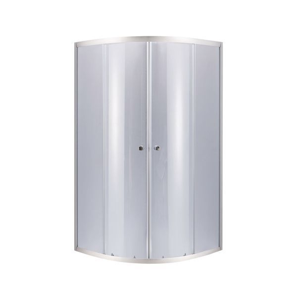 Душова кабіна без піддону 80x80 см Lidz Latwa SC80x80.SAT.LOW.GR (профіль сатин, скло тоноване)&nbsp;LLSC8080SATLOWGR2 LLSC8080SATLOWGR2 &mdash; фото в Esantehnika