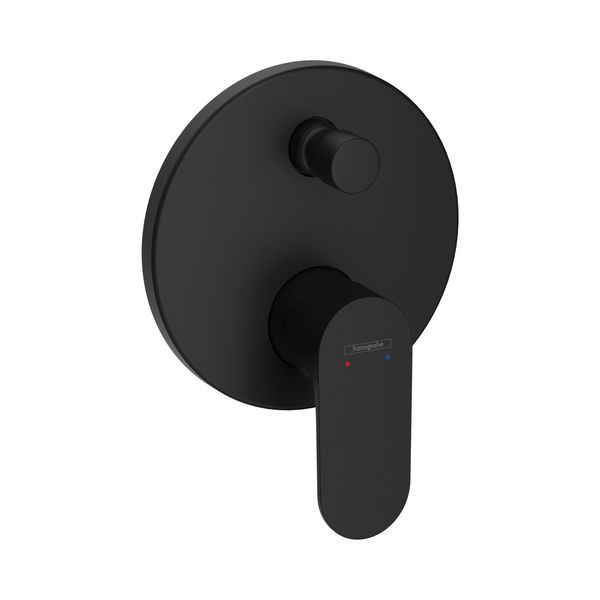 Змішувач для ванни/душу Hansgrohe Rebris S (колір - чорний матовий) 72466670 72466670 &mdash; фото в Esantehnika