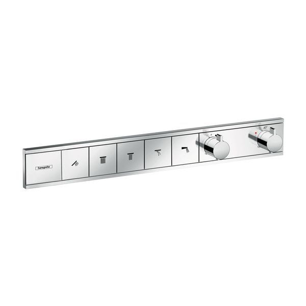 Термостат для прихованого монтажу на 5 споживачів Hansgrohe RainSelect (колір - хром) 15384000 15384000 &mdash; фото в Esantehnika