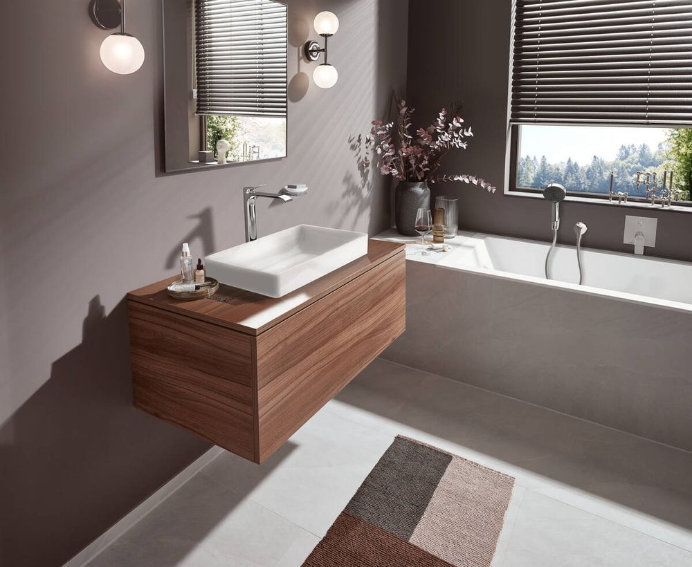 Лейка для душа Hansgrohe Pulsify (цвет - хром), 1 вид струи 24120000 24120000 &mdash; фото в Esantehnika