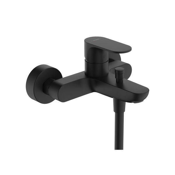 Смеситель для ванны Hansgrohe Rebris S (цвет - чёрный матовый) 72440670 72440670 &mdash; фото в Esantehnika