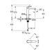 Змішувач на стільницю для раковини XL-розміру Grohe QuickFix Dice Black 1018922430 1018922430 &mdash; фото в Esantehnika