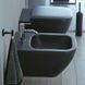 Біде підвісне Duravit Happy D.2, антрацит чорний матовий (2258151300) 2258151300 &mdash; фото в Esantehnika