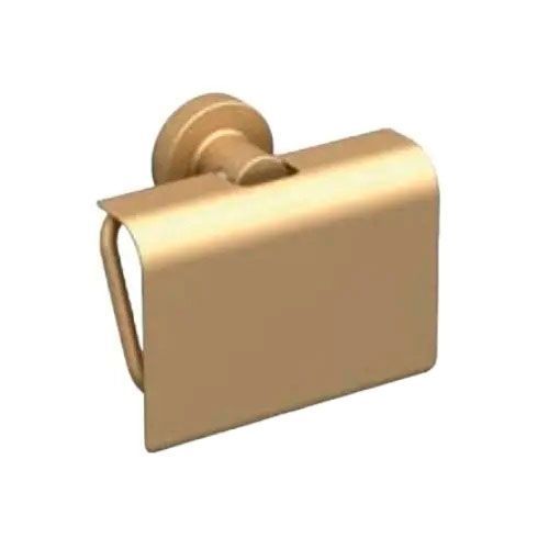 Бумаготримач із кришкою Sonia Tecnoproject Brushed Gold (колір - золото матове) 183494 183494 &mdash; фото в Esantehnika