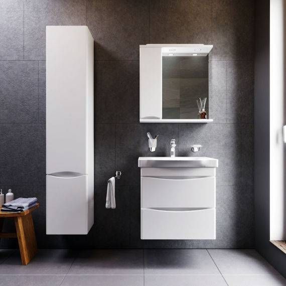 Тумба з умивальником AM.PM Like 65 см білий глянець M80-FHX0652-WC0652-38 M80-FHX0652-WC0652-38 &mdash; фото в Esantehnika