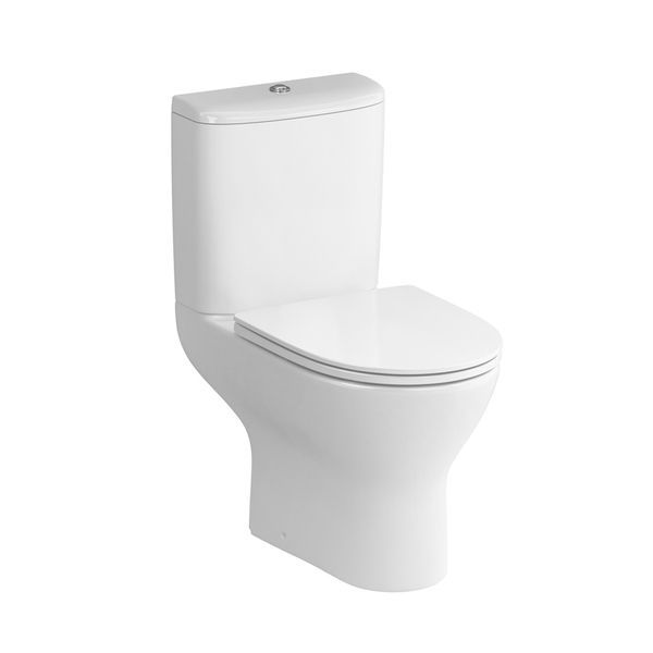 Унітаз-компакт FlashClean (безободковий) AM.PM Like з сидінням мікроліфт C80A8700SC C80A8700SC &mdash; фото в Esantehnika
