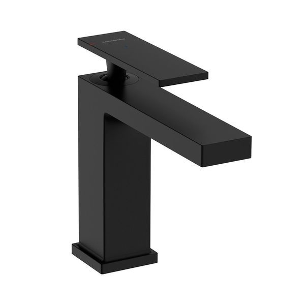 Змішувач для раковини 110 Hansgrohe Tecturis E (колір - чорний матовий), з донним клапаном 73014670 73014670 &mdash; фото в Esantehnika