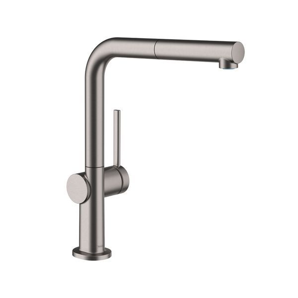 Змішувач для кухні Hansgrohe Talis M54 270, з витяжним зливом, 1jet (колір - шліфований чорний хром) 72808340 72808340 &mdash; фото в Esantehnika
