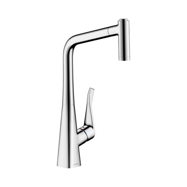 Змішувач для кухні 320 Hansgrohe Metris M71 2jet (колір - хром) 73801000 73801000 &mdash; фото в Esantehnika