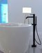 Смеситель для ванны Paffoni Light черный матовый LIG032NO+LIG030 LIG032NO+LIG030 &mdash; фото в Esantehnika