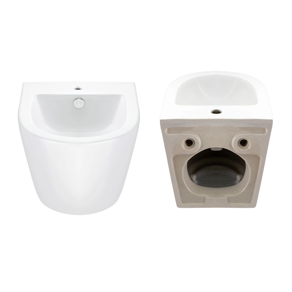 Унитаз подвесной Ultra Quiet вместе с биде подвесной Комплект Qtap Robin 2 в 1 (QT1333046EUQW47436) QT1333046EUQW47436 &mdash; фото в Esantehnika