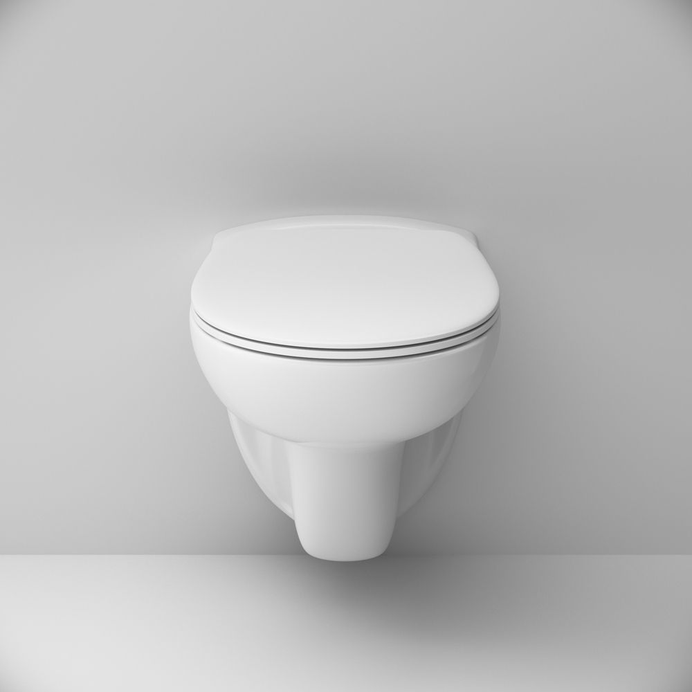 Унитаз подвесной FlashClean (безободковый) AM.PM Joy с сиденьем микролифт C851700SC C851700SC &mdash; фото в Esantehnika