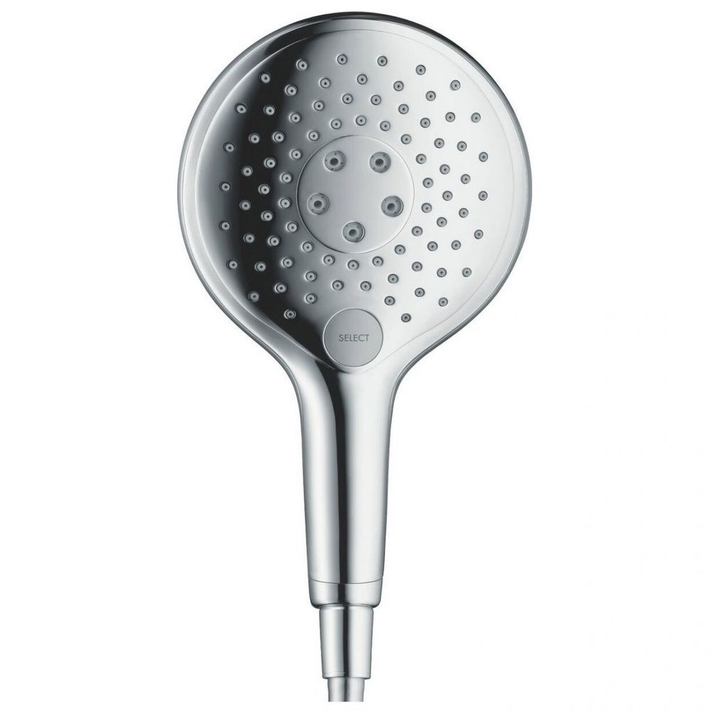 Лійка для душу Hansgrohe Raindance Select S EcoSmart 150 (колір - хром), 3 види струменя 28588000 28588000 &mdash; фото в Esantehnika