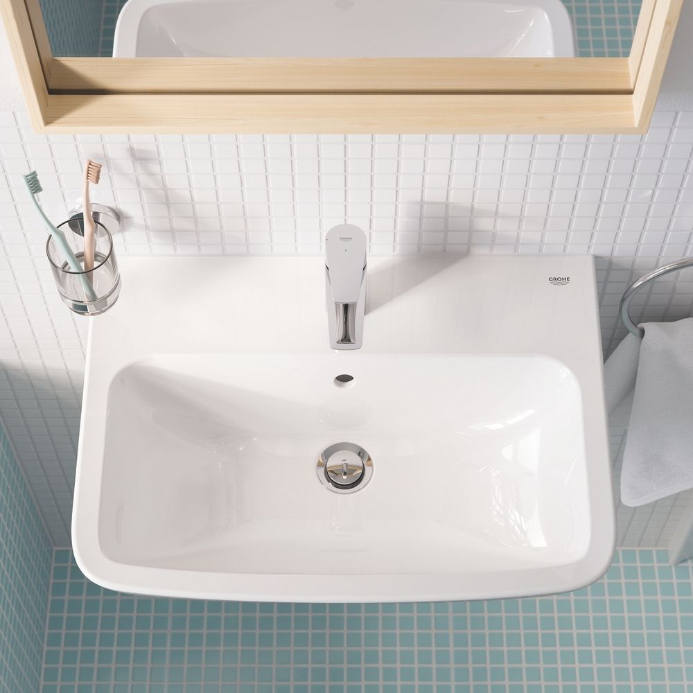 Комплект смесителей для ванной комнаты Grohe QuickFix Start Edge ColdStart (цвет - хром) UA202501SE UA202501SE &mdash; фото в Esantehnika