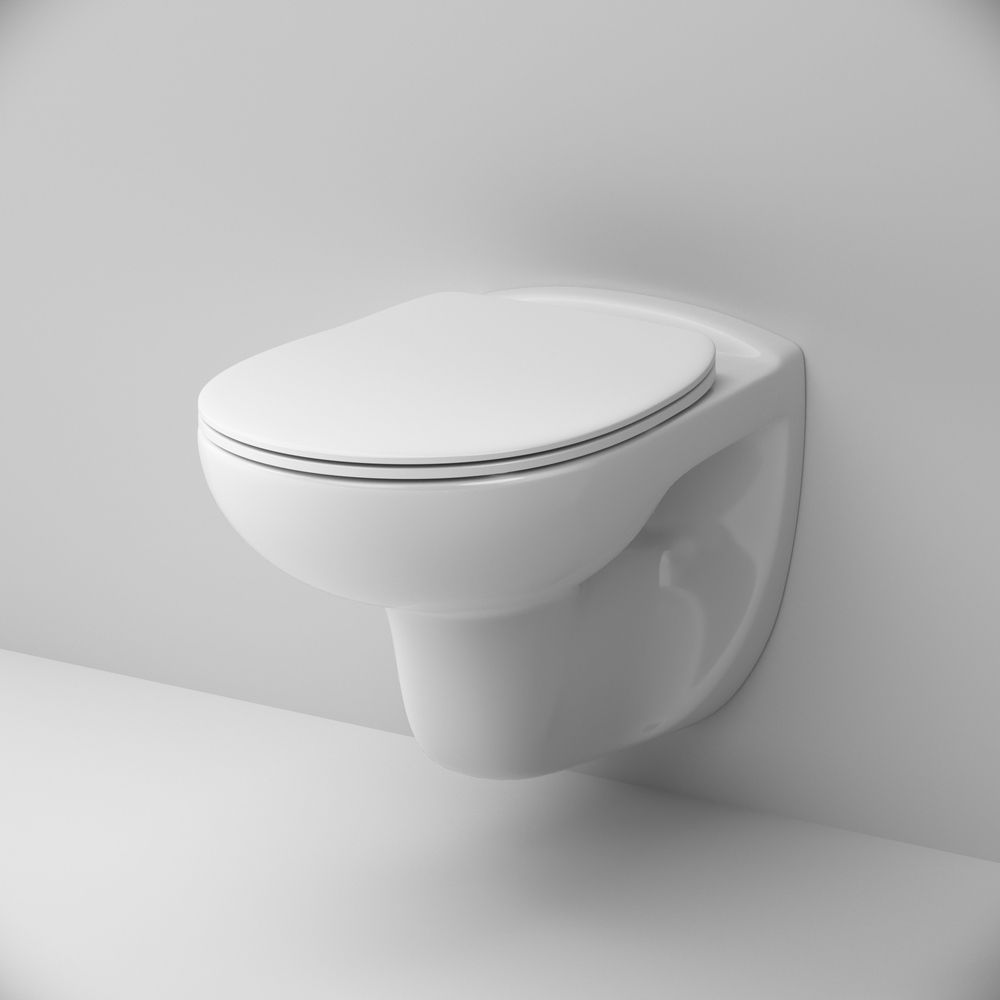 Унитаз подвесной FlashClean (безободковый) AM.PM Joy с сиденьем микролифт C851700SC C851700SC &mdash; фото в Esantehnika