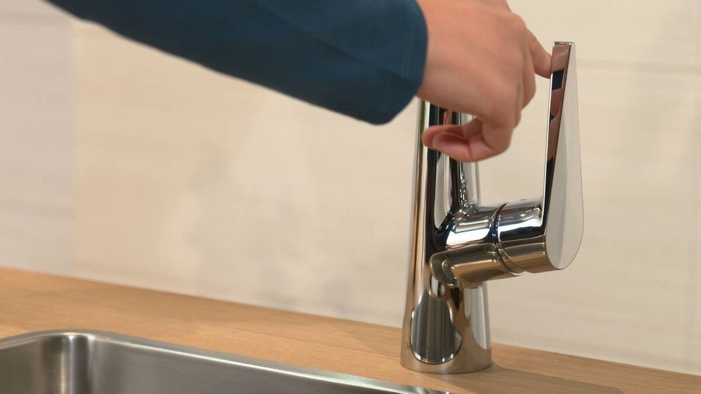 Смеситель для кухни 260, 1jet Hansgrohe Talis M51 (цвет - хром) 72810000 72810000 &mdash; фото в Esantehnika