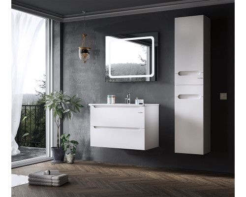 Тумба с раковиной SANWERK "ЭРА AIR" 70 Белая MV0000855 MV0000855 &mdash; фото в Esantehnika