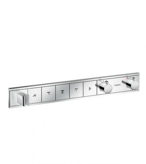 Термостат прихованого монтажу Hansgrohe RainSelect на 5 споживачів, хром (15358000) 15358000 &mdash; фото в Esantehnika
