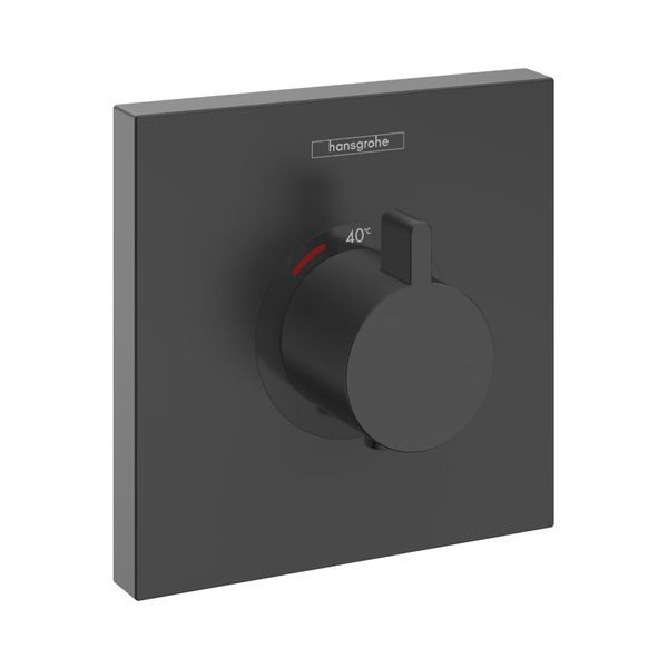 Термостат для душу Hansgrohe ShowerSelect HighFlow, СМ (колір - чорний матовий) 15760670 15760670 &mdash; фото в Esantehnika
