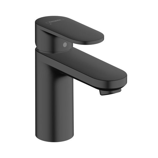 Змішувач для раковини 100 Hansgrohe Vernis Blend (колір - чорний матовий), з донним клапаном 71551670 71551670 &mdash; фото в Esantehnika