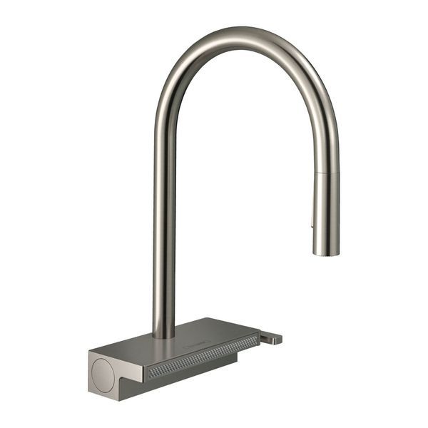 Змішувач для кухні Hansgrohe Aquno Select M81 170 3jet, sBox (колір - нержавіюча сталь), з витяжним душем 73831800 73831800 &mdash; фото в Esantehnika
