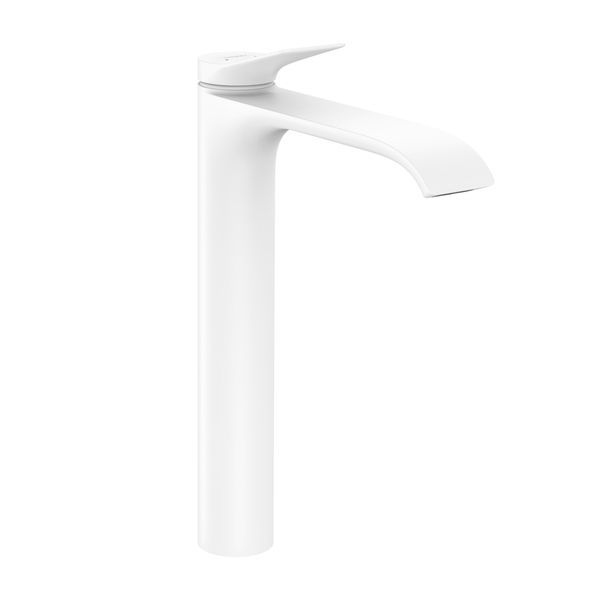 Змішувач для раковини високий Hansgrohe Vivenis (колір - білий матовий), з донним клапаном 75040700 75040700 &mdash; фото в Esantehnika