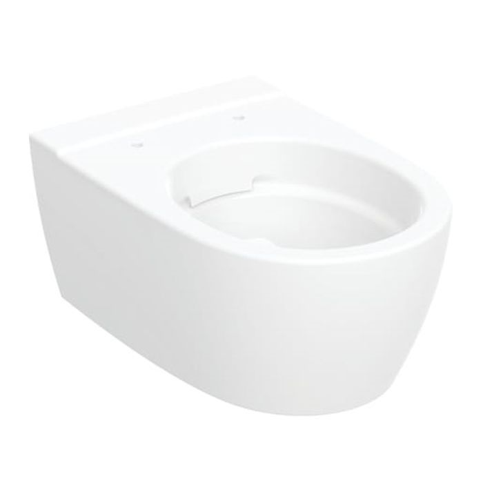 Унітаз підвісний Geberit Smyle Round Rimfree із сидінням Soft Close, білий (503.226.01.1) 503.226.01.1 &mdash; фото в Esantehnika
