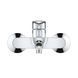 Комплект смесителей для ванной комнаты Grohe QuickFix Start Edge ColdStart (цвет - хром) UA202501SE UA202501SE &mdash; фото в Esantehnika