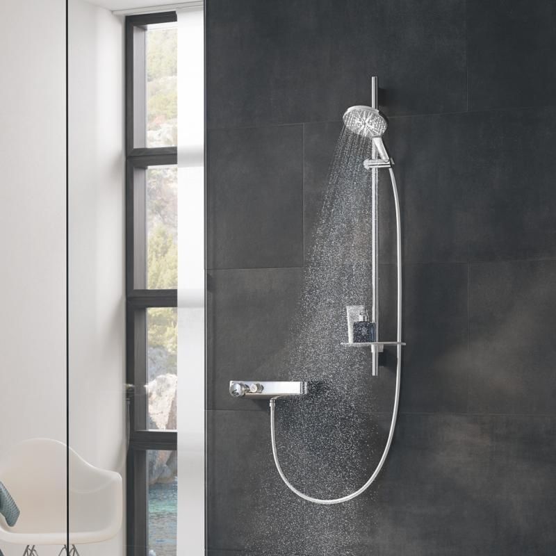 Лійка для душу Grohe Rainshower Smartactive 150 (колір - хром), 3 види струменя 26553000 26553000 &mdash; фото в Esantehnika