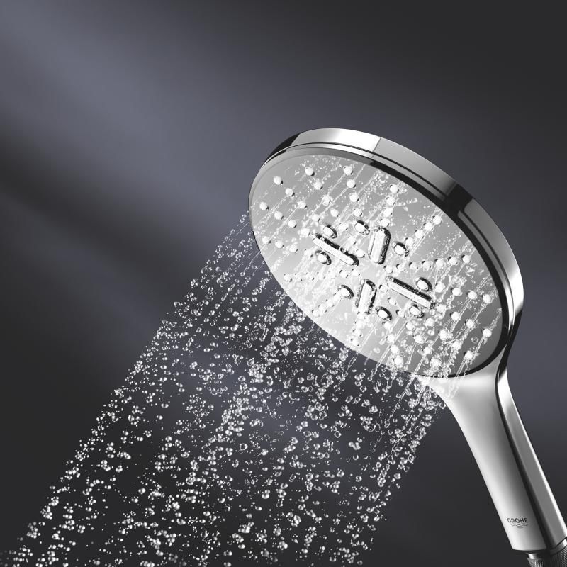 Лійка для душу Grohe Rainshower Smartactive 150 (колір - хром), 3 види струменя 26553000 26553000 &mdash; фото в Esantehnika
