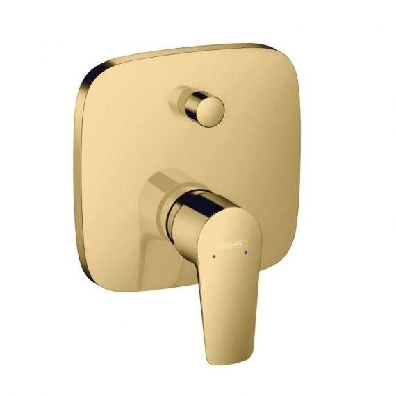 Змішувач для ванни/душу Hansgrohe Talis E прихованого монтажу Polished Gold Optic, золото (71745990) 71745990 &mdash; фото в Esantehnika