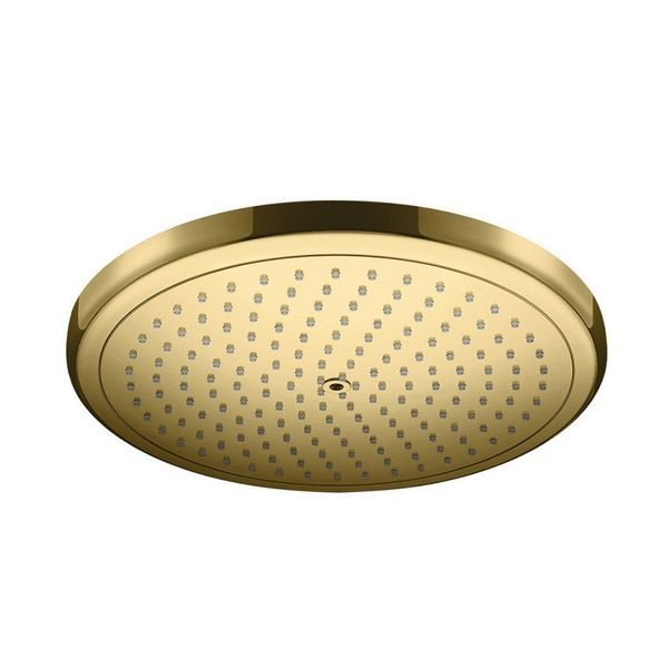 Верхний душ Hansgrohe Croma &Oslash; 280 мм, 1 тип струи (цвет - полированное золото) 26220990 26220990 &mdash; фото в Esantehnika