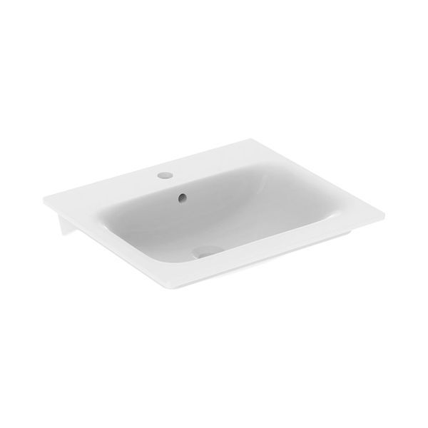 Раковина для меблів Geberit Selnova Square 55х48 см, з 1 отвором під змішувач 500.993.00.1 500.993.00.1 &mdash; фото в Esantehnika