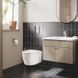 Комплект инсталляции GROHE Rapid SL 38536001 с подвесным унитазом Bau Ceramic Rimless 103860SH00 и кнопкой Skate Cosmopolitan 38732000, хром (UA38103SH0) UA38103SH0 &mdash; фото в Esantehnika