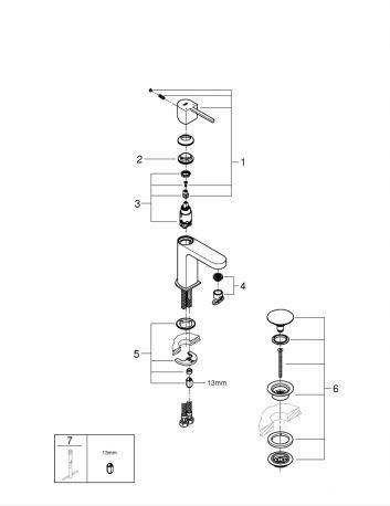 Змішувач Grohe Plus 33163003 33163003 &mdash; фото в Esantehnika