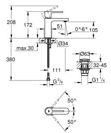 Змішувач Grohe Plus 33163003 33163003 &mdash; фото в Esantehnika