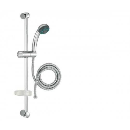 Душевой гарнитур Jacob Delafon Basic Е14325-CP с 2-х режимной лейкой Е14325-CP &mdash; фото в Esantehnika