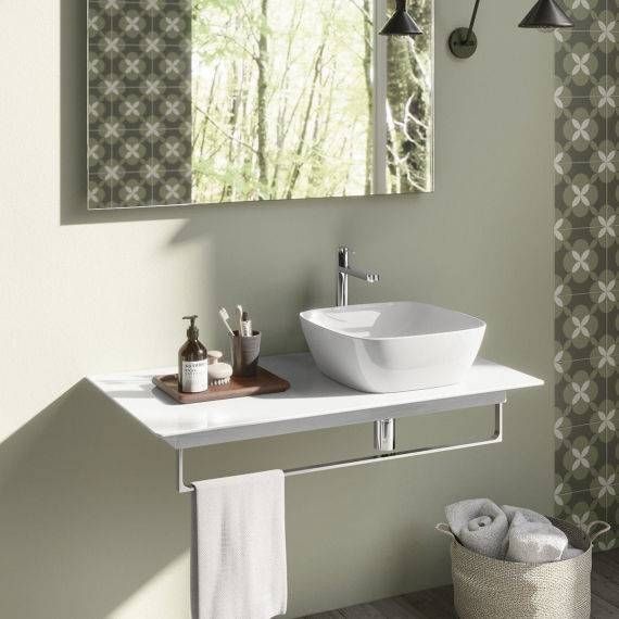 Умывальник Catalano Green Lux 40x40 белый 140APGRLX00 140APGRLX00 &mdash; фото в Esantehnika