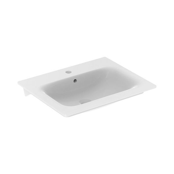Раковина для меблів Geberit Selnova Square 60х48 см, з 1 отвором під змішувач 500.994.00.1 500.994.00.1 &mdash; фото в Esantehnika