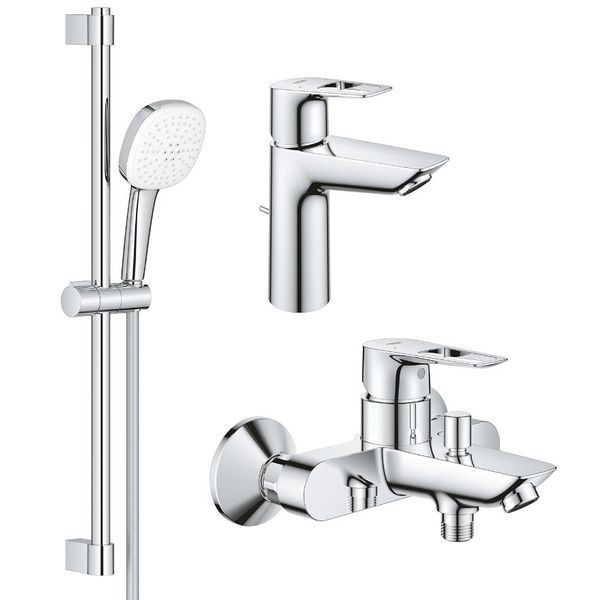 Набор смесителей для ванны Grohe BauLoop (UA123215M1) UA123215M1 &mdash; фото в Esantehnika