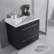 Тумба с умывальником Fancy Marble (Буль-Буль) Goa 80 (ШН-72), венге goa-80 &mdash; фото в Esantehnika