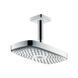 Верхний душ с тропическим душем Hansgrohe Raindance Select E хром/белый 27384400 27384400 &mdash; фото в Esantehnika