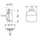 Наружная часть излива для ванны с заглушкой Hansgrohe Exafill (цвет - хром) 58127000 58127000 &mdash; фото в Esantehnika