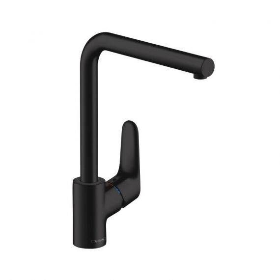 Змішувач кухонний HANSGROHE Focus (колір - чорний матовий) 31817670 31817670 &mdash; фото в Esantehnika